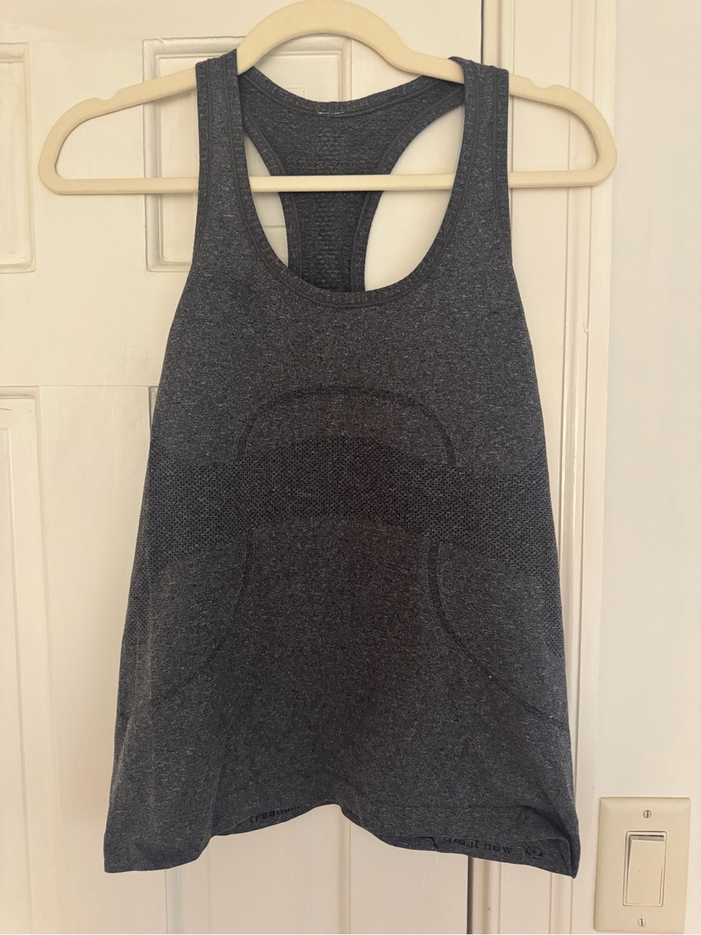 Lululemon swiftly racerback tank, charcoal